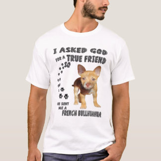 French Bullhuahua Quote Mom Print, Bulldog Chihuah T-Shirt