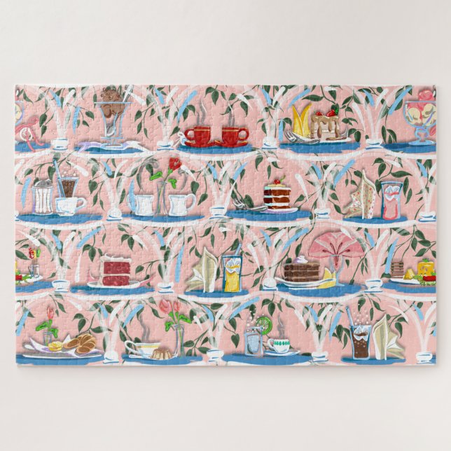 French Café - Bon Appétit Jigsaw Puzzle (Horizontal)