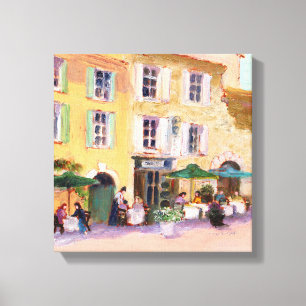 French Cafe Canvas Print