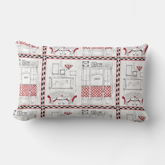 "French Cafe Lumbar Cushion (Front)