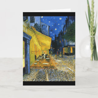 French Cafe Van Gogh Card