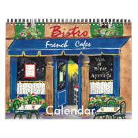 French Cafes 2013 Calendar