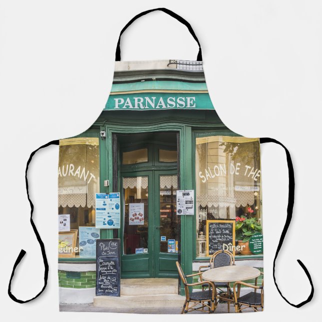 French cafes: Versailles cosy scene. Apron (Front)