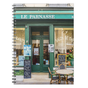 French cafes: Versailles cosy scene. Notebook
