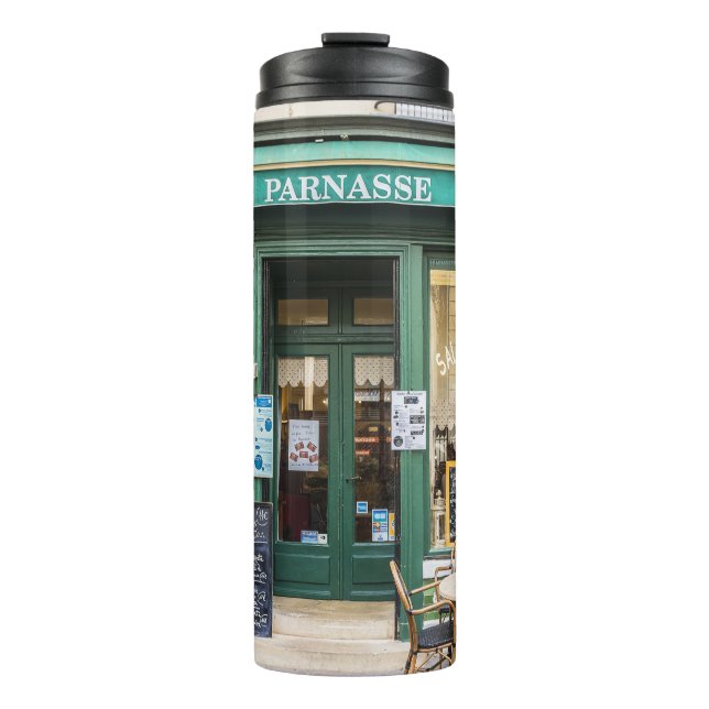 French cafes: Versailles cosy scene. Thermal Tumbler (Front)