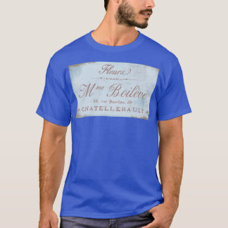 French Calligraphy Vintage Sign T-Shirt