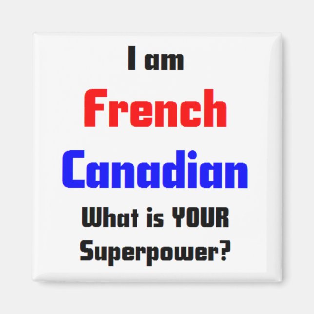 french canadian magnet (Front)