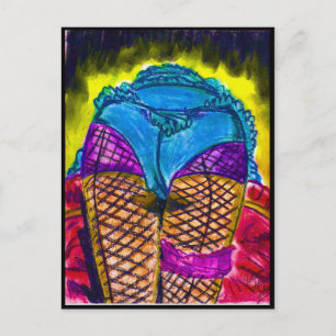 French Cancan Postcard