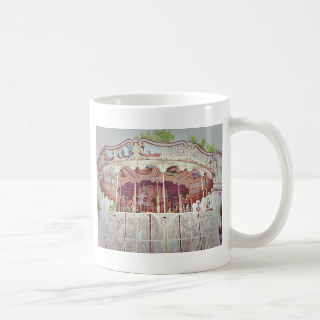 French carousel coffee mug (Right)