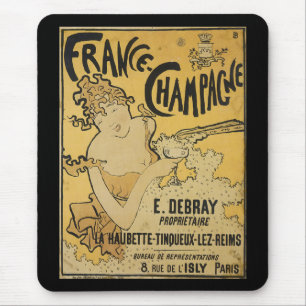 French Champagne Mouse Pad