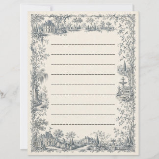 French Château Paper Sheet