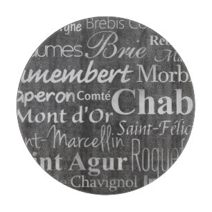 french cheese chalkboard cutting board