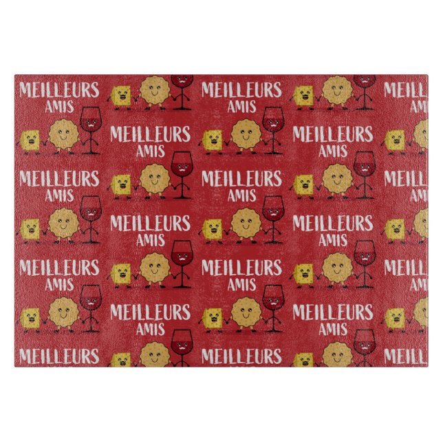 French cheese lovers  cutting board (Front)