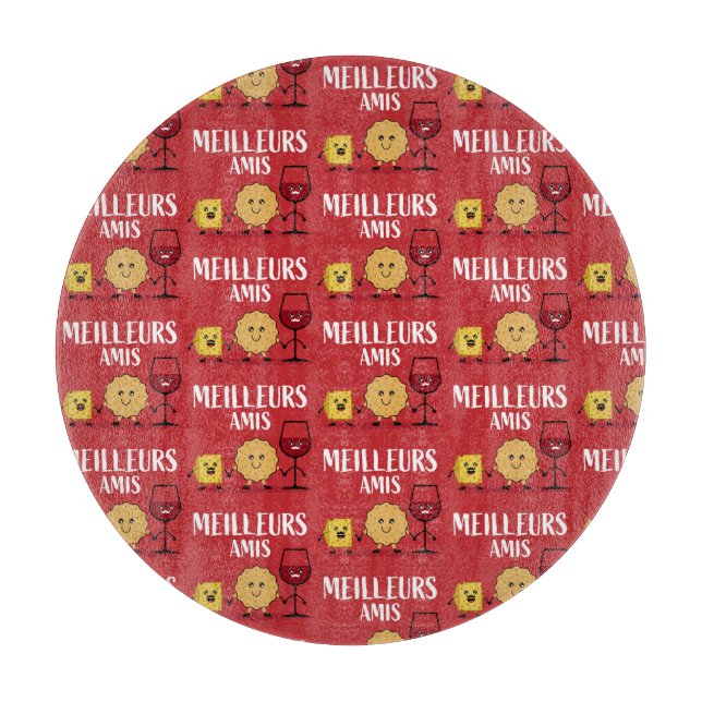 French cheese lovers  cutting board (Front)