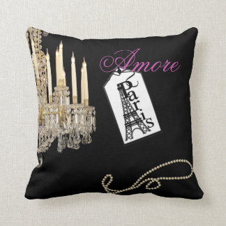 French CHIC PARIS THEME Pillow  PERSONALIZED