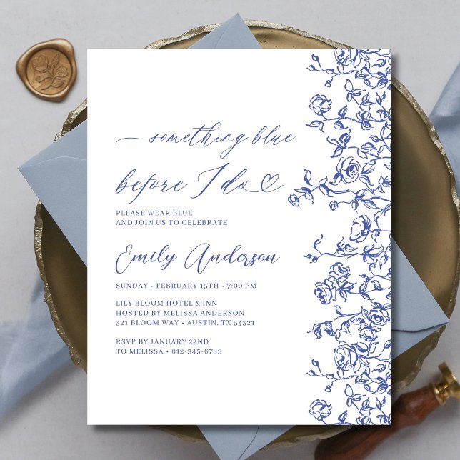 French Chinoiserie Something Blue Bridal Shower (Creator Uploaded)