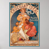 French Chocolate Vintage Advertisement