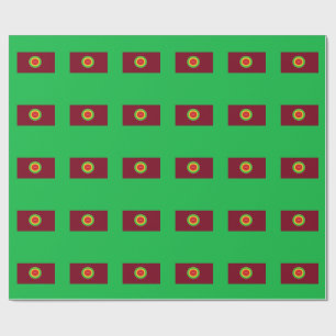 French Christmas Wrapping Paper