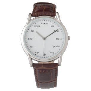 French Clock - France Time Hours Counting Numbers Watch