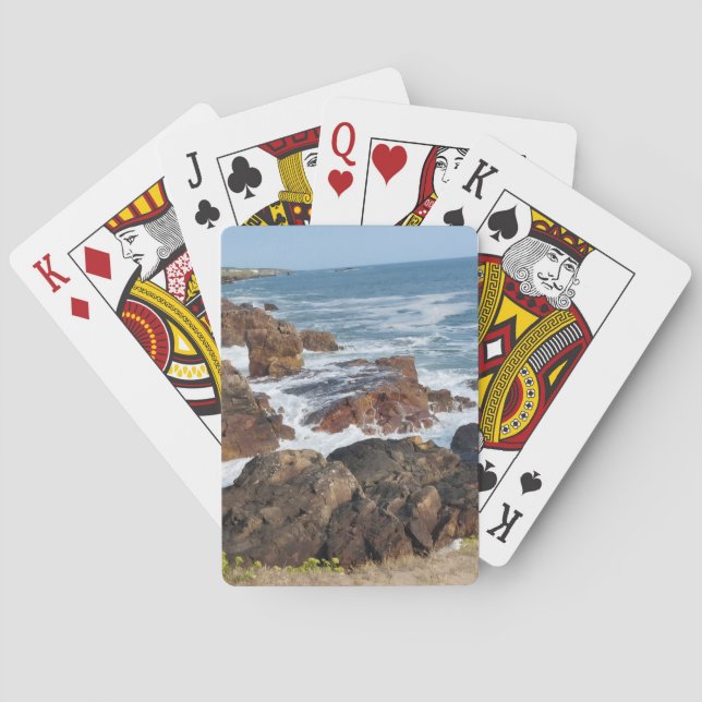 French coastline in Vendée Playing Cards (Back)