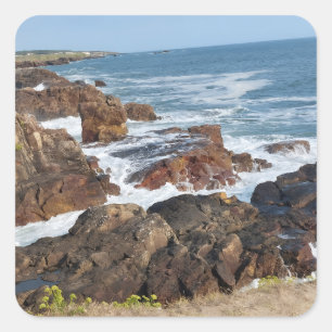 French coastline in Vendée Square Sticker