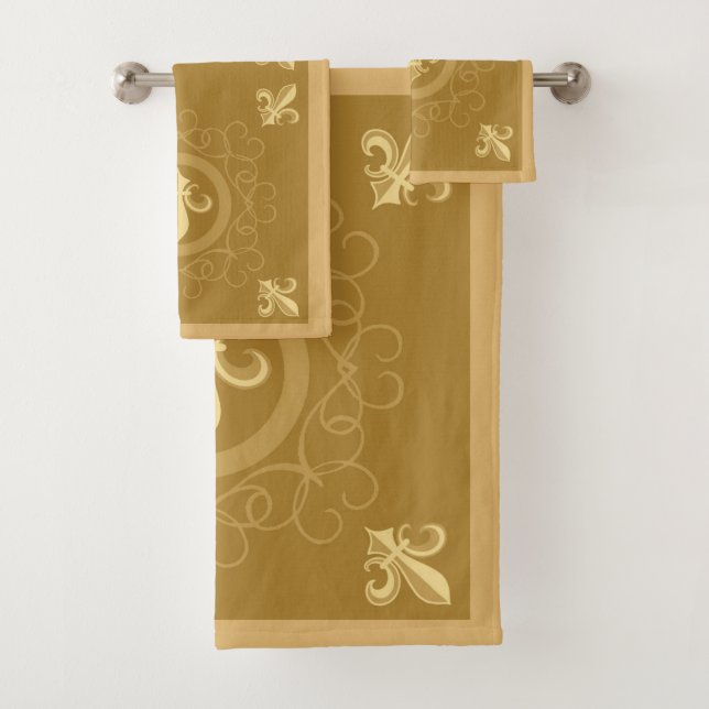 French Coffee Bath Towel Set (Insitu)