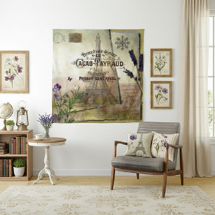 French collage tapestry