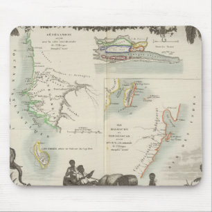 French Colonies in Africa Mouse Pad
