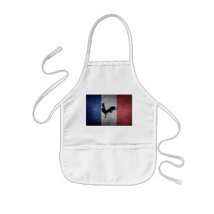 French coq kids apron