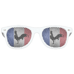 French coq retro sunglasses