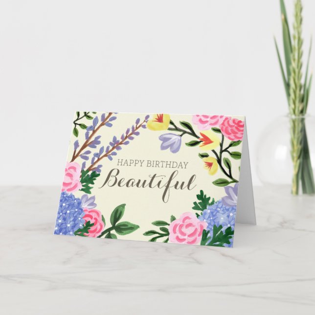 French Country Birthday Card (Front)