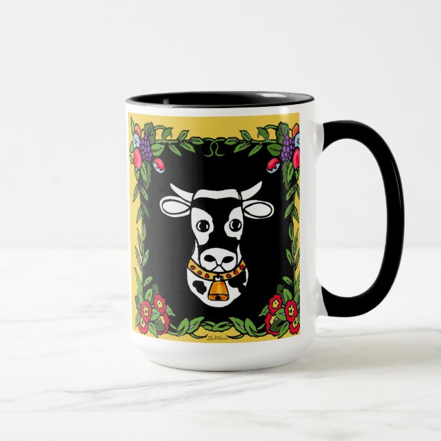 French Country Bull Mug (Right)