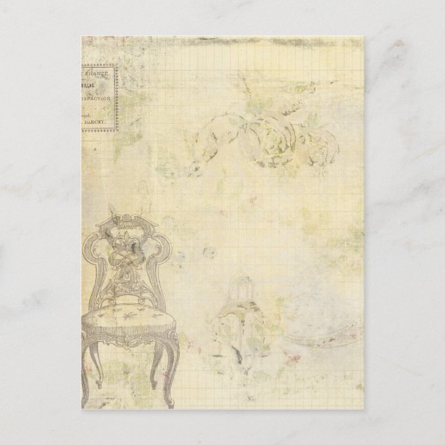 French Country Chair Postcard (Front)