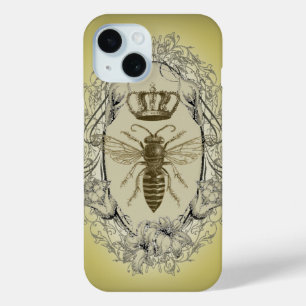 french country chic victorian crown queen bee iPhone 15 case