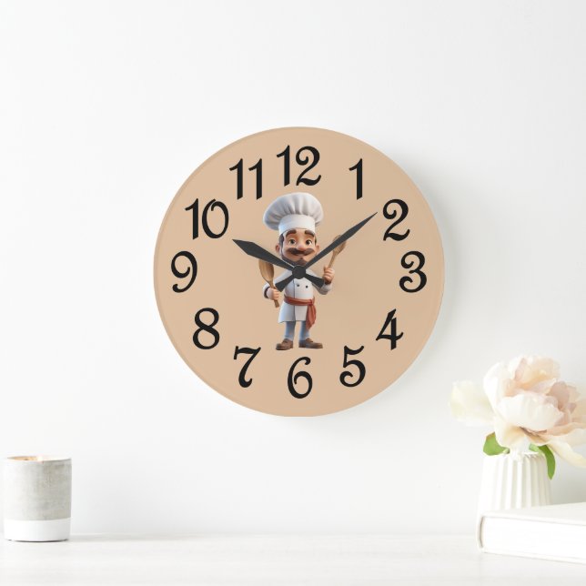French Country Chief Acrylic Wall Clock (Home)