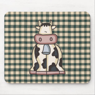French Country Cow Mousepad