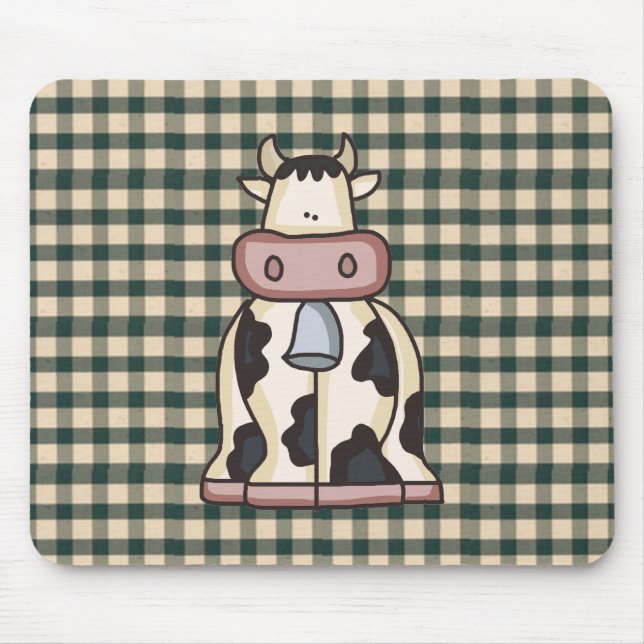 French Country Cow Mousepad (Front)