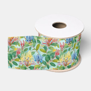 French Country Decor Honeysuckle Flowers Grosgrain Ribbon