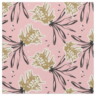 French country Ditsy Cottage Floral - kamo pink Fabric