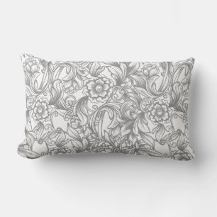 French Country Floral  Lumbar Cushion
