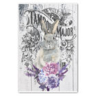 French Country Hydrangea Floral Rabbit