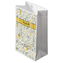 French Country Lemon Wildflower Custom Name