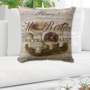 french country rustic fairytale woodland mushroom cushion