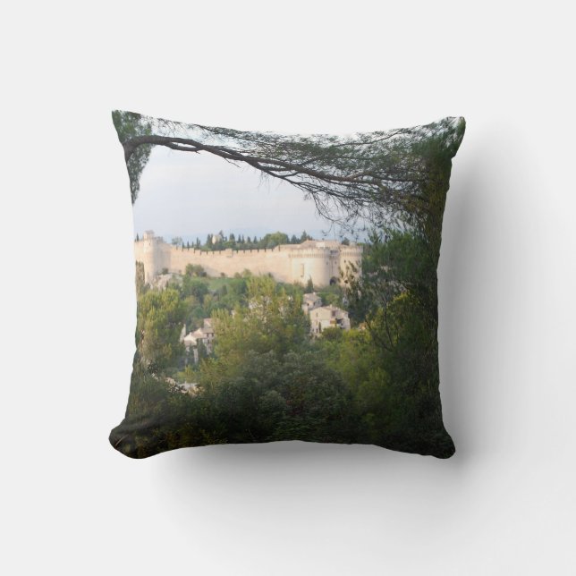 french country view pillow  (Front)