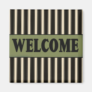 French Country Welcome Fridge Magnet