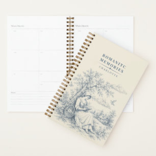 French Countryside Reading Lady Personalised Planner