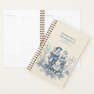 French Countryside Shepherd Couple Personalised Planner