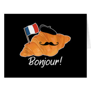 French Croissant Lover France Flag Francophile 