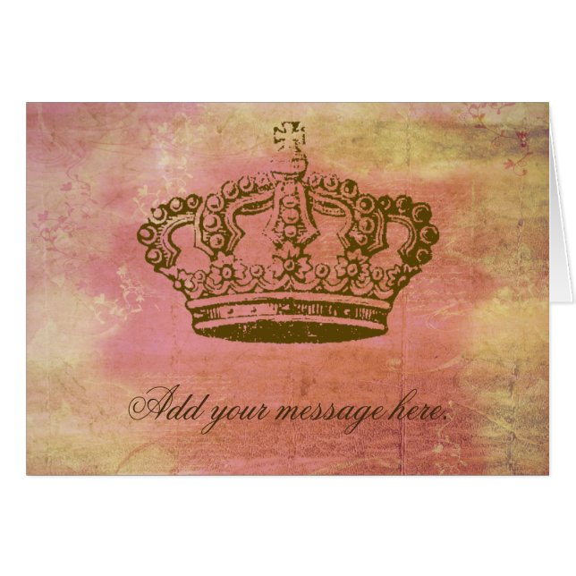 French Crown in Pink & Ivory (Front Horizontal)