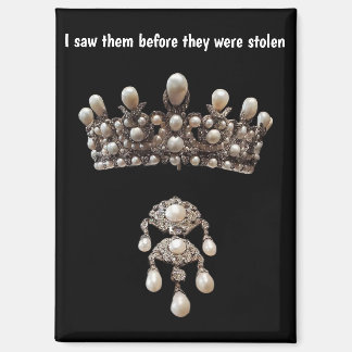 French Crowned Jewels Before Theft Magnet